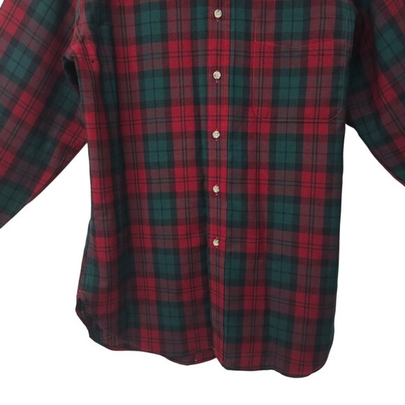 Sir Pendleton Tartan Plaid Shirt READ Mens M Vintage 70s Virgin Wool USA Made - Picture 14 of 16